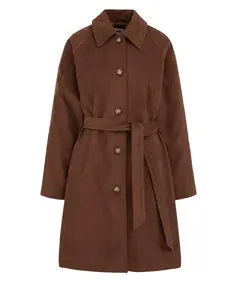 WE Fashion Prechodný kabát  hnedá