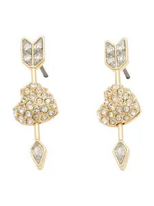Swarovski Náušnice  zlatá