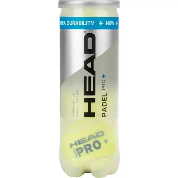 Head PADEL PRO+ 3B Padelové míčky, žlutá, velikost