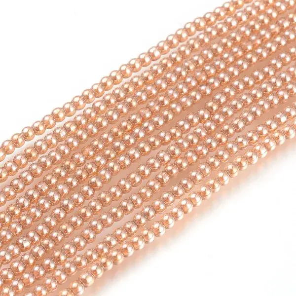 Electroplate Glass Beads Strands