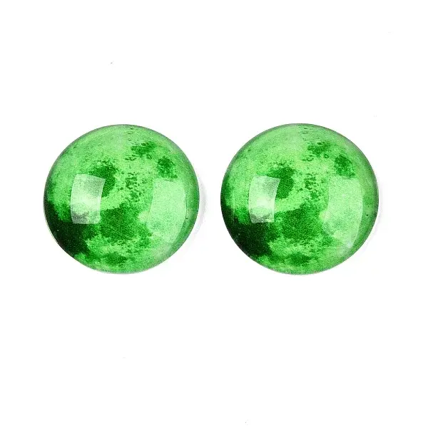 Fluorescent Glass Cabochons
