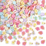 200pcs Macaron Color Opaque Resin Decoden Cabochons