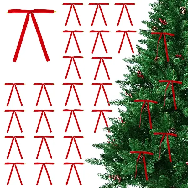 30Pcs Velvet Bowknot Gift Box Packing Decorations