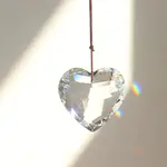 K9 Glass Heart Pendant Decoration