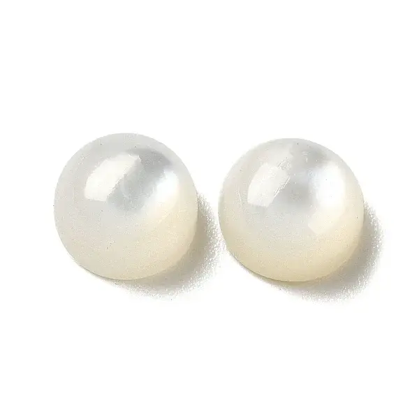 Natural White Shell Cabochons