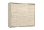 Šatní skříň Alba II - bez zrcadla Barva korpusu: Dub - sonoma, Dveře: Dub sonoma