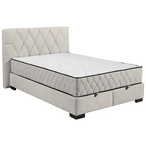 MID.YOU AMERICKÁ POSTEL, 140/200 cm, béžová