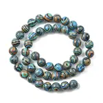 1 Strand Synthetic Malachite Dyed Beads Strands