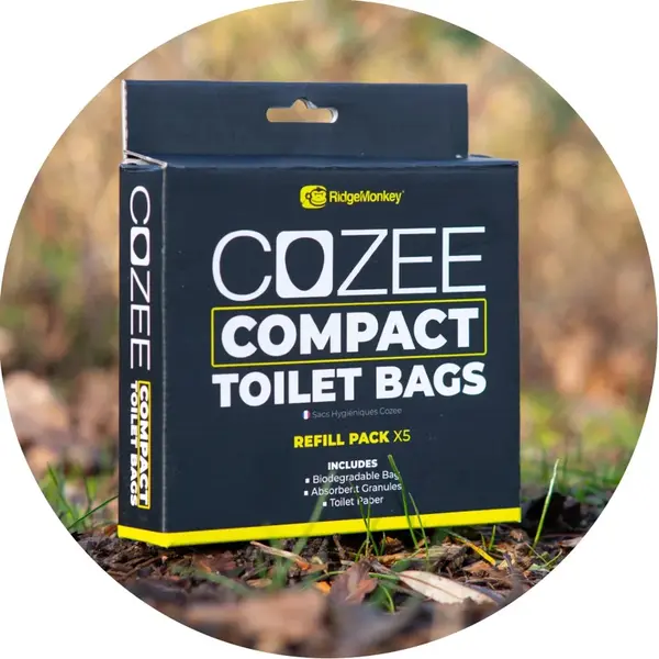 Ridgemonkey náhradní sáčky do toalety cozee compact toilet bags refill pack 5 ks