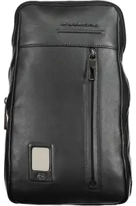 PIQUADRO BLACK MAN SHOULDER BAG