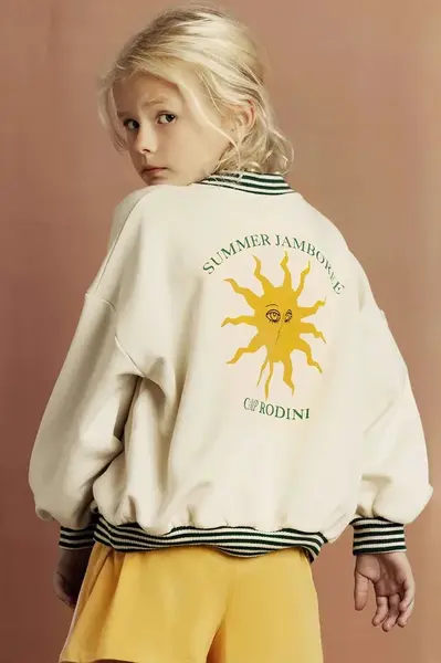 Dětská bavlněná mikina Mini Rodini Sun