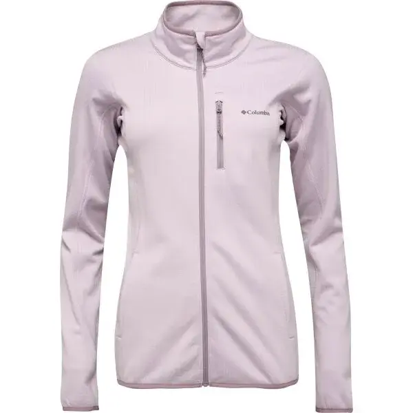 Columbia ESSENTIAL HIKE™ GRID FLEECE FULL ZIP Dámska flísová mikina, fialová, veľkosť