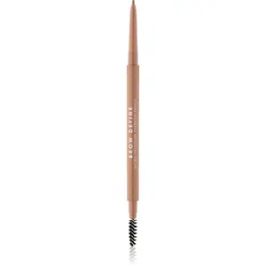 MUA Makeup Academy Brow Define precizní tužka na obočí s kartáčkem odstín Light Brown 0.05 g