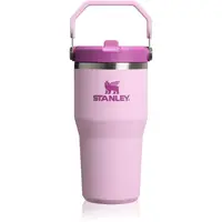 Stanley IceFlow™ Flip Straw Tumbler fľaša na vodu z nehrdzavejúcej ocele Cherry Blossom 600 ml