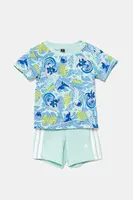 Dětská souprava adidas x Disney tyrkysová barva, JD0379