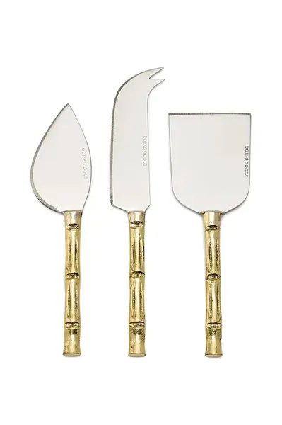 Sada nožů na sýr Doing Goods Bodhi 3-pack žlutá barva