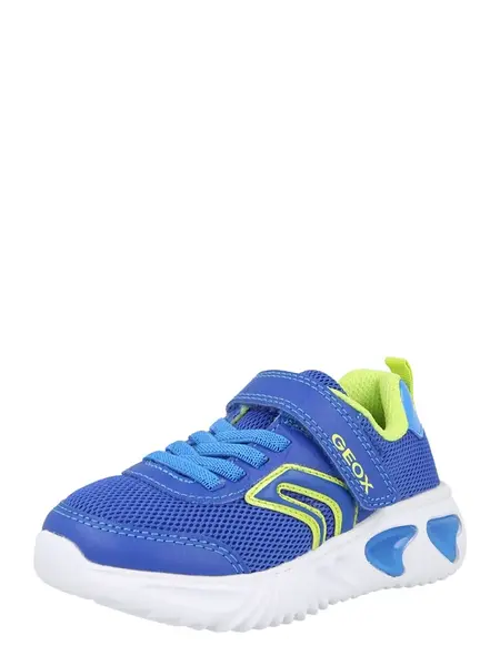 GEOX Tenisky 'ASSISTER'  modrá / azúrová / neónovo zelená