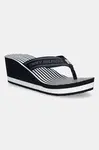 Žabky Tommy Hilfiger TH STRIPES WEDGE BEACH SANDAL