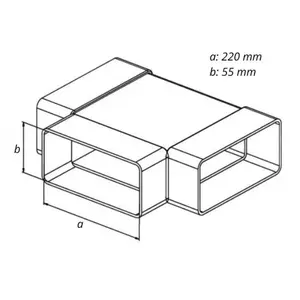Tvarovka plochá T CTP, 3 x 220 x 55 mm 0667