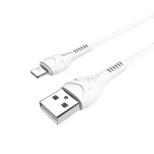 Datový kabel Hoco Cool Power Charging Data Cable for Lightning 1M, bílá