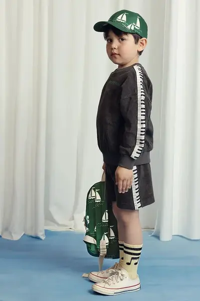 Dětská bavlněná mikina Mini Rodini Piano terry