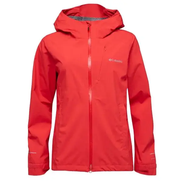Columbia TRAILBORNE™ 2.5L SHELL Dámská nepromokavá bunda, červená, velikost