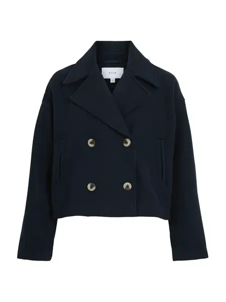 VILA Prechodná bunda 'VIKAMINA'  tmavomodrá