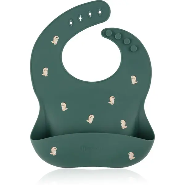 Petite&Mars Take&Match 6m+ podbradníček Green Dinos 1 ks