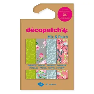 Papíry na dekupáž 4ks – Royal Botanic garden