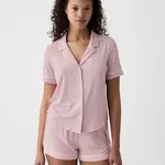 Ružová dámska pyžamová košeľa GAP