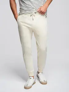 Ombre Men's jogger sweatpants - cream