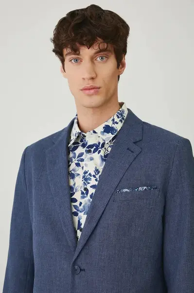 Sako s prímesou ľanu Medicine