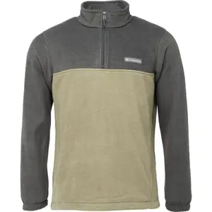 Columbia STEENS MOUNTAIN HALF ZIP Pánská mikina, béžová, velikost