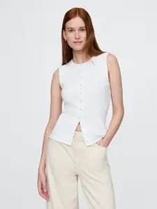 GAP Žebrovaná kardiganová vesta - Dámské