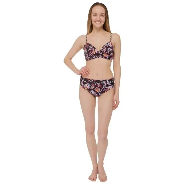 AQUOS SWIMMING DRESS Dámske dvojdielne plavky, čierna, veľkosť