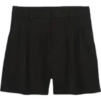 GAP PLEATED Dámske kraťasy, čierna, veľkosť