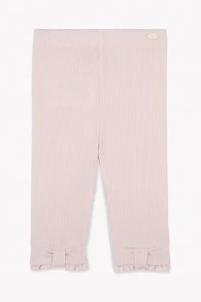 Kojenecké legíny Tartine et Chocolat růžová barva, hladké, CA24001