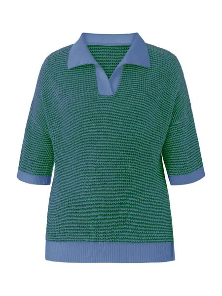 Imily Bela Sveter  kráľovská modrá / zelená