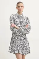 Šaty MICHAEL Michael Kors černá barva, mini, MS582QWGSA