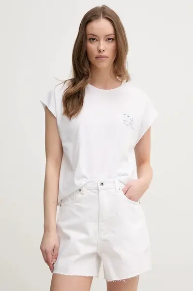 Pepe Jeans  Bavlněné tričko  VIRGINIA