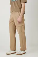 Bavlněné kalhoty Medicine pánské, béžová barva, jednoduché