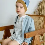 Dětská bavlněná čepice Jamiks PAXTON modrá barva, z tenké pleteniny, JWH031