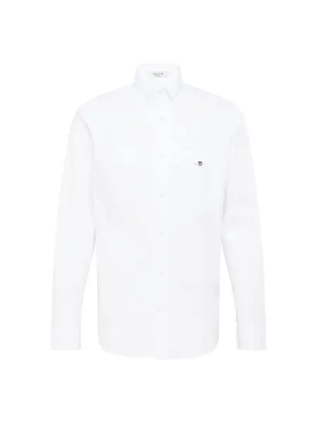 GANT Košeľa  šedobiela