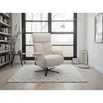 Sit & More RELAXAČNÍ KŘESLO, textil, šedobéžová