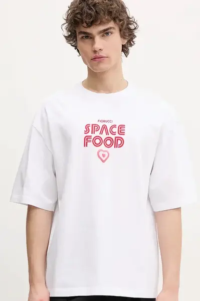 Bavlněné tričko Fiorucci Space Food Print Relaxed Fit T-Shirt