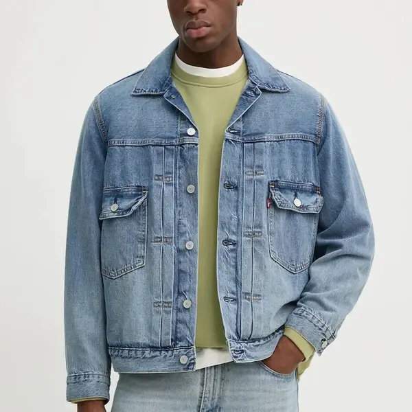 Bavlněná džínová bunda Levi's TYPE 2 TRUCKER