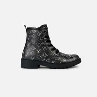 Black Girls Ankle Boots Geox Casey - Girls