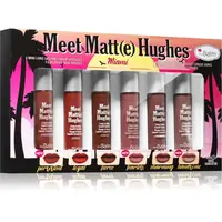 theBalm Meet Matt(e) Hughes Mini Kit Miami sada tekutých rúžov pre dlhotrvajúci efekt