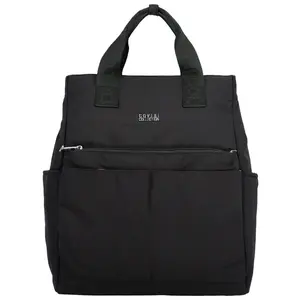 Stylový dámský textilní batoh Coveri Vizma, černý