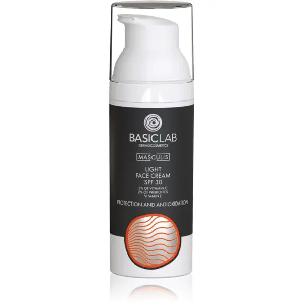 BasicLab Dermocosmetics Masculis lehký denní krém pro muže SPF 30 50 ml